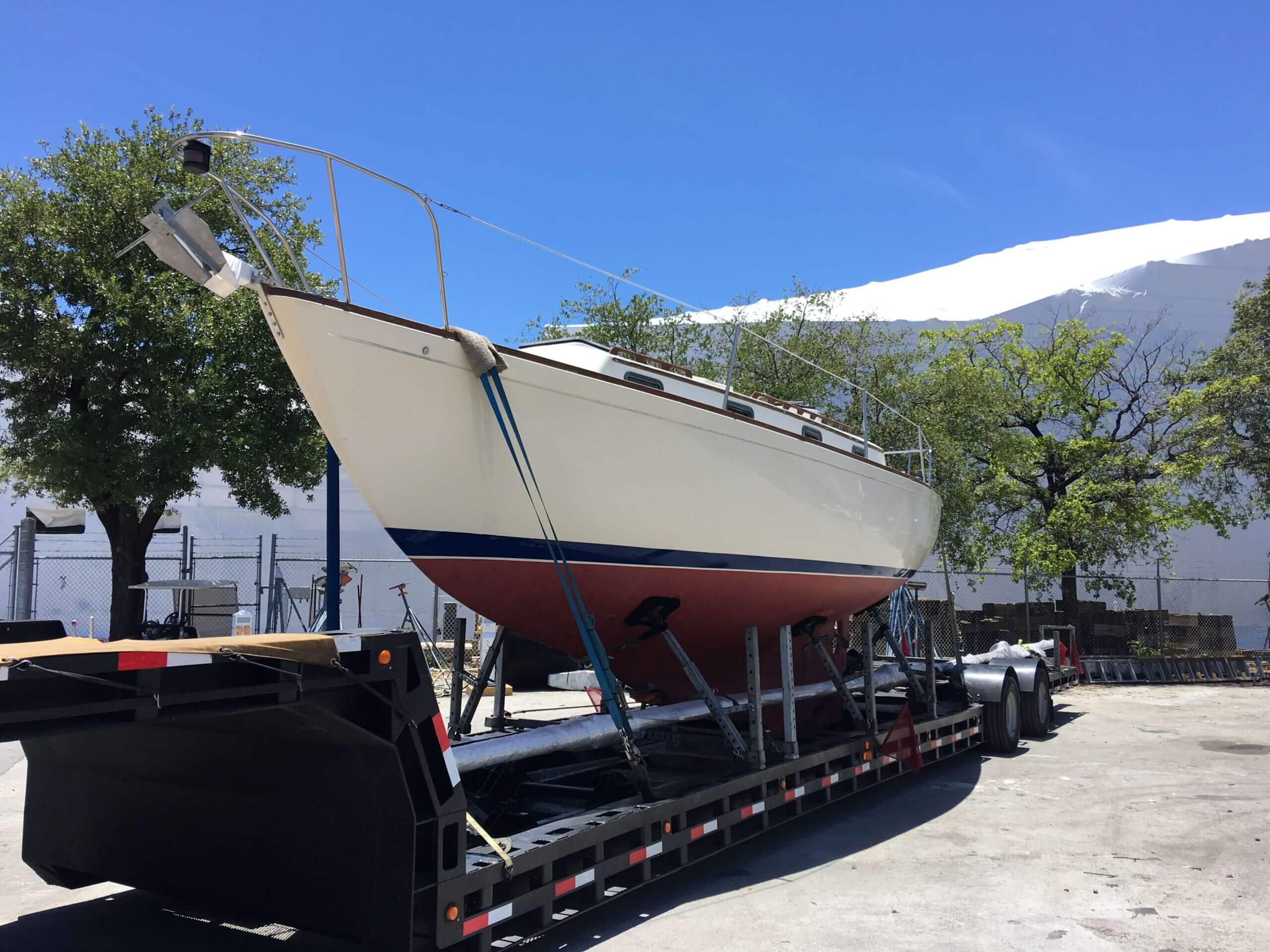 sailboat transport services